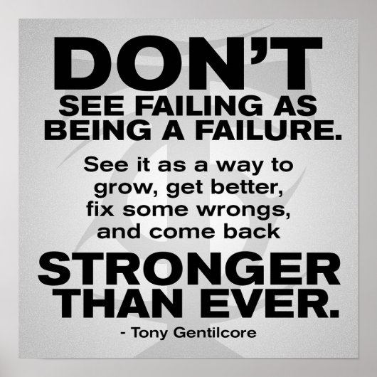 Workout Motivierend Poster (Vorne)