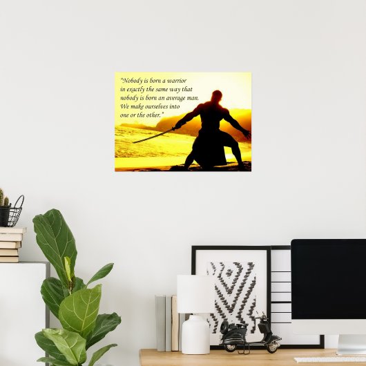 Workout Motivierend Poster (Heimbüro)