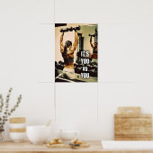 Workout Motivierend Poster (Küche)