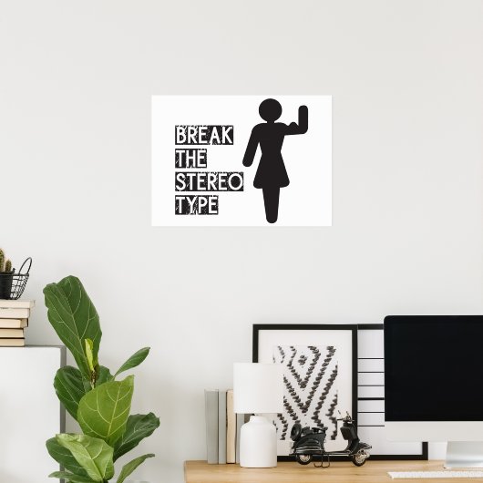 Workout Motivierend Poster (Heimbüro)