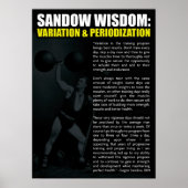 Workout Motivierend Poster (Vorne)