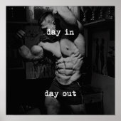 Workout Motivierend Poster (Vorne)