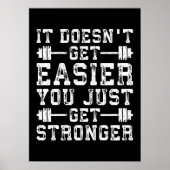 Workout Motivierend Poster (Vorne)