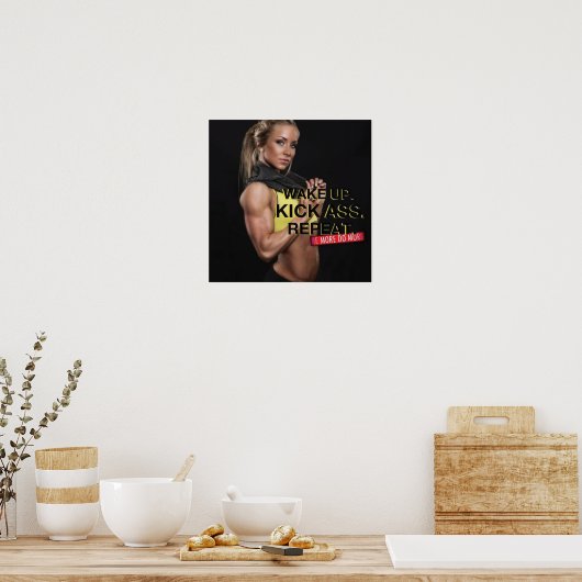 Workout Motivierend Poster (Küche)