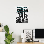 Workout Motivierend Poster (Heimbüro)
