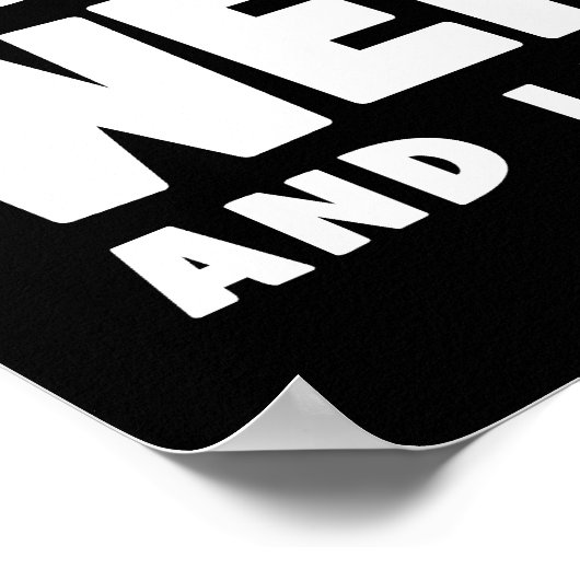 Workout Motivierend Poster (Ecke)