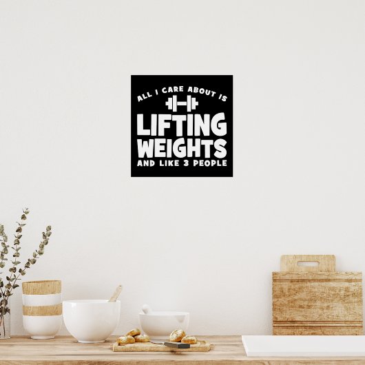 Workout Motivierend Poster (Küche)