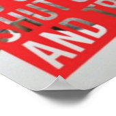 Workout Motivierend Poster (Ecke)