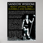 Workout Motivierend Poster (Vorne)