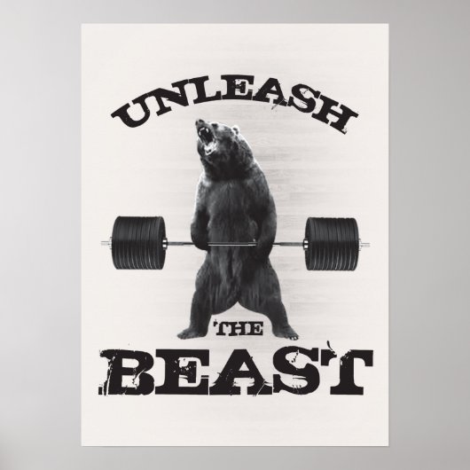 Workout Motivierend Poster (Vorne)