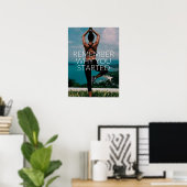 Workout Motivierend Poster (Heimbüro)