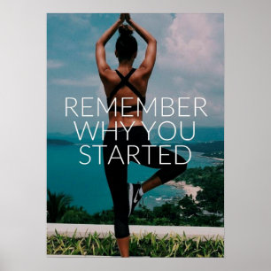 Workout-Motivierend Poster