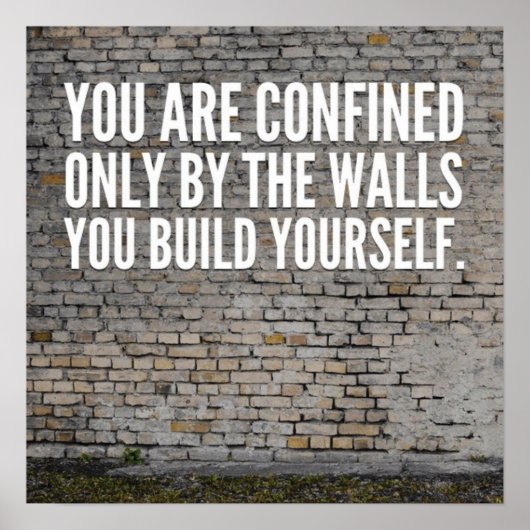 Workout Motivierend Poster (Vorne)