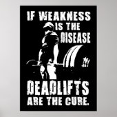 Workout Motivierend Poster (Vorne)