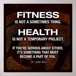 Workout Motivierend Poster