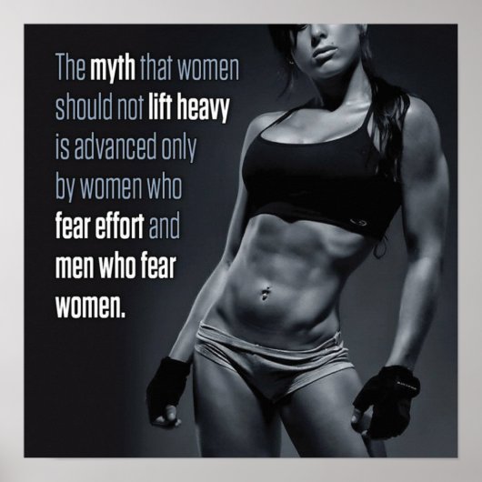 Workout Motivierend Poster (Vorne)