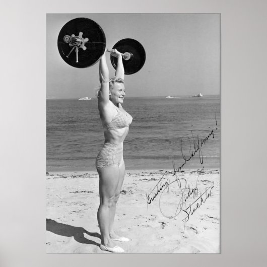 Workout Motivierend Poster (Vorne)