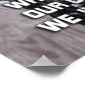 Workout Motivierend Poster (Ecke)