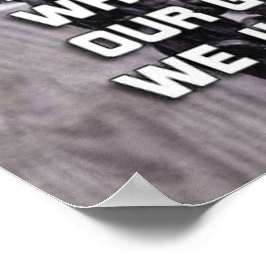 Workout Motivierend Poster (Ecke)