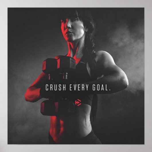 Workout Motivierend Poster (Vorne)