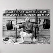 Workout Motivierend Poster (Vorne)