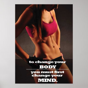 Workout Motivierend Poster