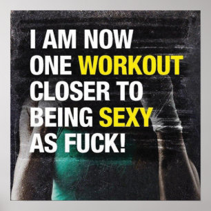 Workout Motivierend Poster