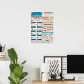 Workout Motivierend Poster (Heimbüro)