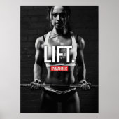 Workout Motivierend Poster (Vorne)