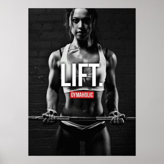 Workout Motivierend Poster (Vorne)
