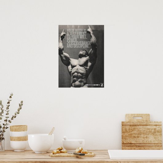 Workout Motivierend Poster (Küche)