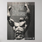 Workout Motivierend Poster (Vorne)