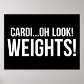 Workout Motivierend Poster (Vorne)