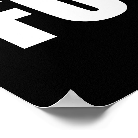 Workout Motivierend Poster (Ecke)