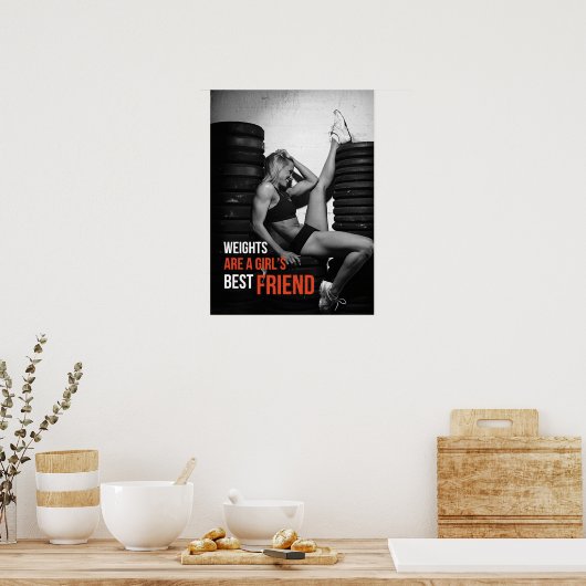 Workout Motivierend Poster (Küche)