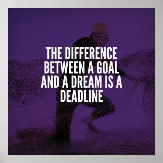 Workout Motivierend Poster (Vorne)