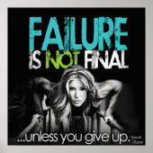 Workout Motivierend Poster (Vorne)