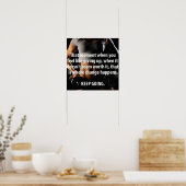 Workout Motivierend Poster (Küche)