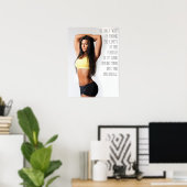 Workout Motivierend Poster (Heimbüro)