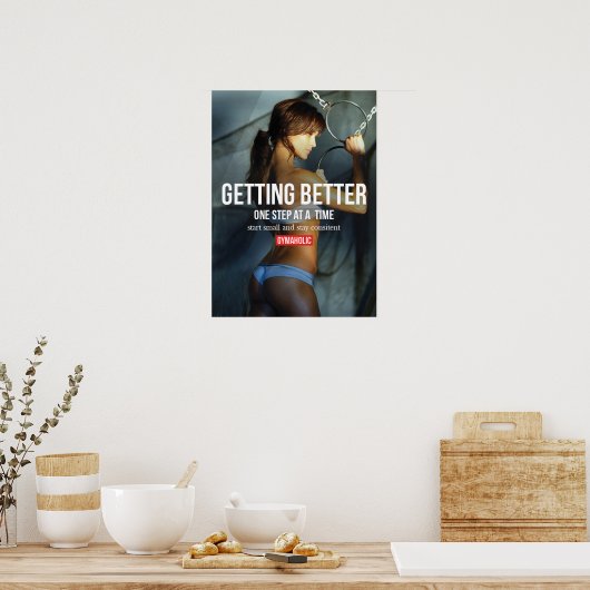 Workout Motivierend Poster (Küche)