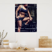 Workout Motivierend Poster (Küche)