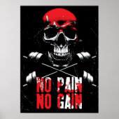 Workout Motivierend Poster (Vorne)