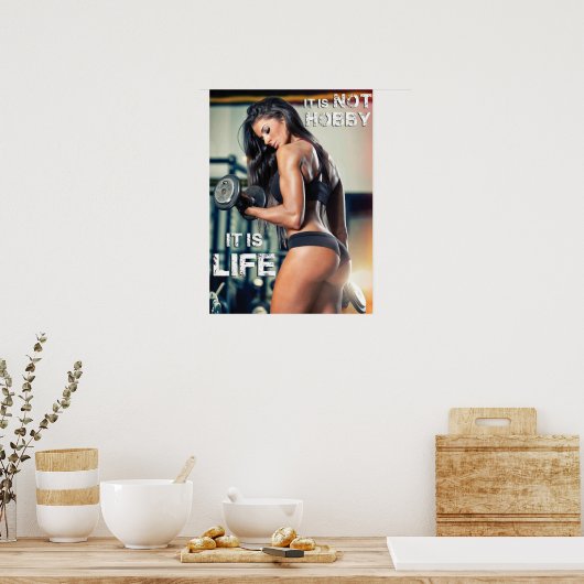 Workout Motivierend Poster (Küche)