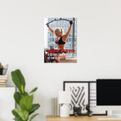 Workout Motivierend Poster (Heimbüro)