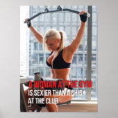 Workout Motivierend Poster (Vorne)