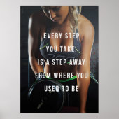 Workout Motivierend Poster (Vorne)
