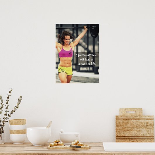 Workout Motivierend Poster (Küche)