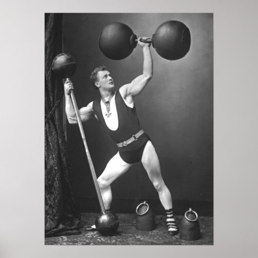 Workout Motivierend Poster (Vorne)