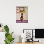 Workout Motivierend Poster (Heimbüro)