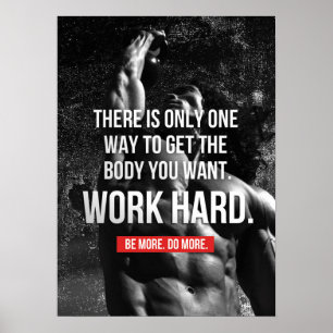 Workout Motivierend Poster